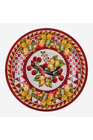 Kırmızı Melamin Yemek Tabağı 28 cm