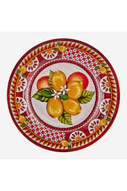 Kırmızı Melamin Yemek Tabağı 28 cm