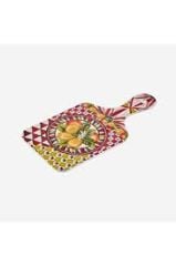 Kırmızı Melamin Sunum Tahtası 25 cm