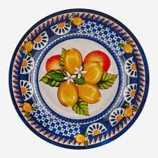 Mavi Melamin Yemek Tabağı 28 cm