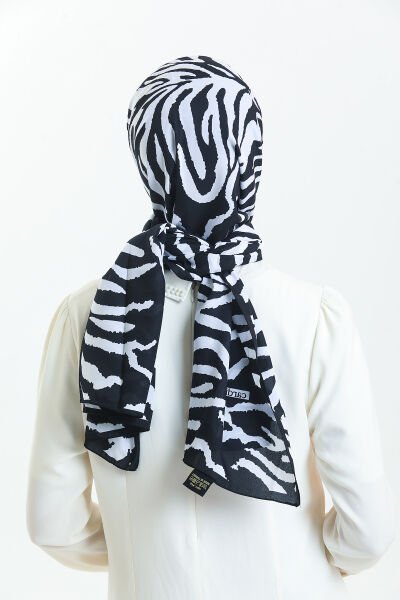 Siyah Beyaz Zebra ŞAL