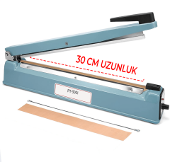 30 Cm Demir Gövde Poşet Ağzı Yapıştırma Makinesi