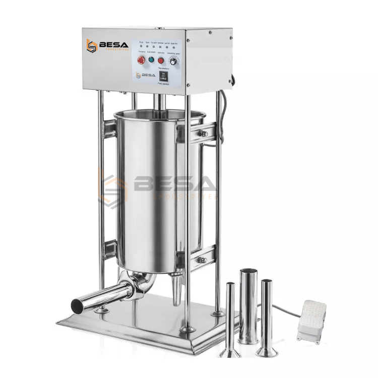 15 Litre Otomatik Sosis Sucuk Dolum Makinesi