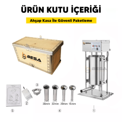 15 Litre Otomatik Sosis Sucuk Dolum Makinesi