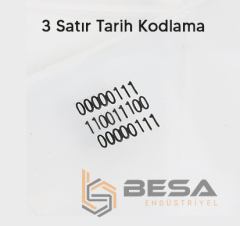 Besa 3 Satır Tarih Kodlama Makinesi