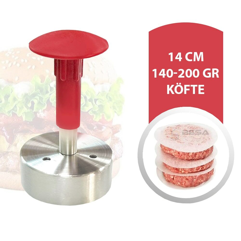 140-200 Gr 14 Cm Hamburger Köfte Kalıbı