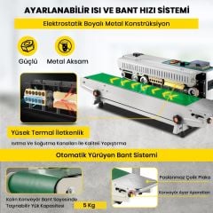 Besa Yürüyen Bantlı Poşet Ağzı Yapıştırma Makinesi