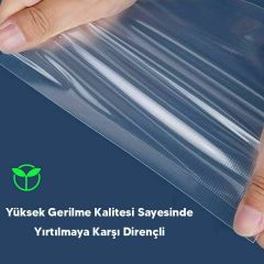 30x40 Cm 100 Adet Tırtıklı Vakum Poşeti