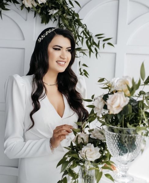 İncili Saç Bandı