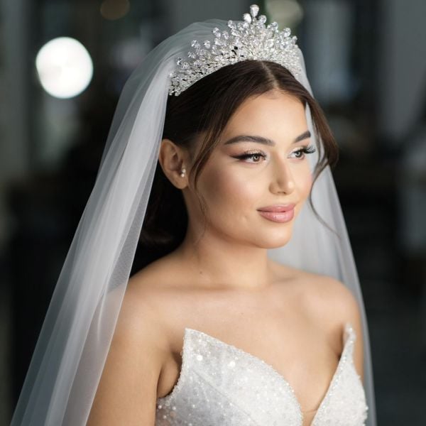 ANGELİNA ZİRKON GELİN TACI
