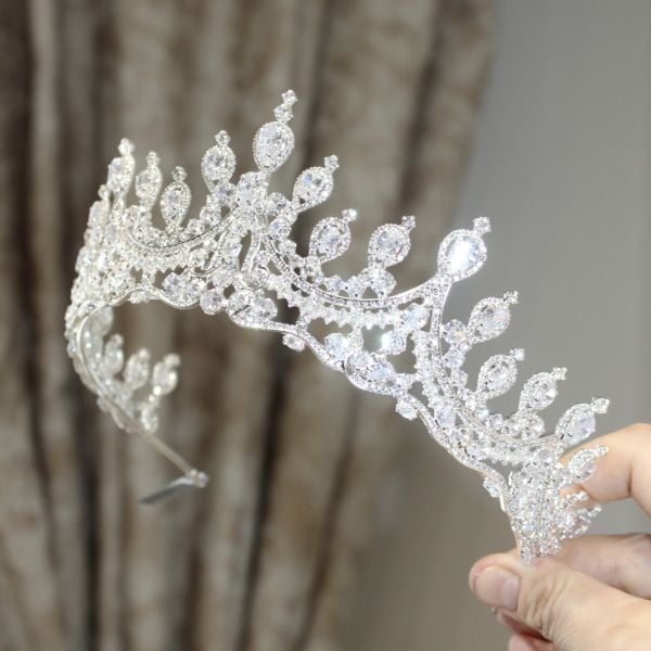CROWN ORTA BOY ZİRKON GELİN TACI