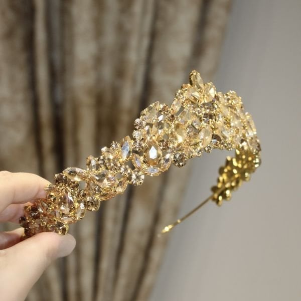 GOLD GELİN TACI