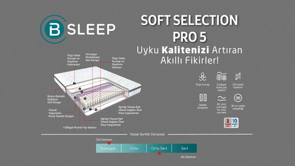 Soft Selection Pro 5 Yatak