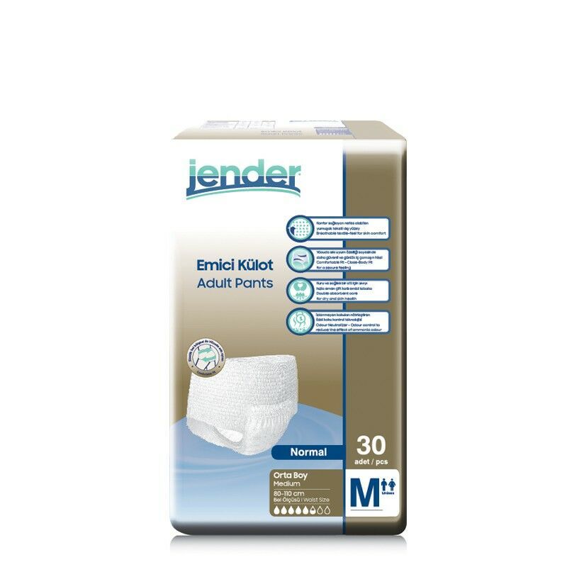 Jender Emici Külot Orta (M) 120 Adet