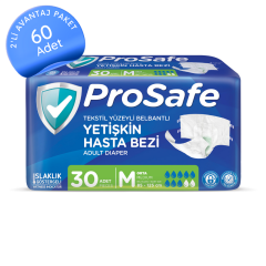 Prosafe Belbantlı Hasta Bezi Orta (M) 60 Adet