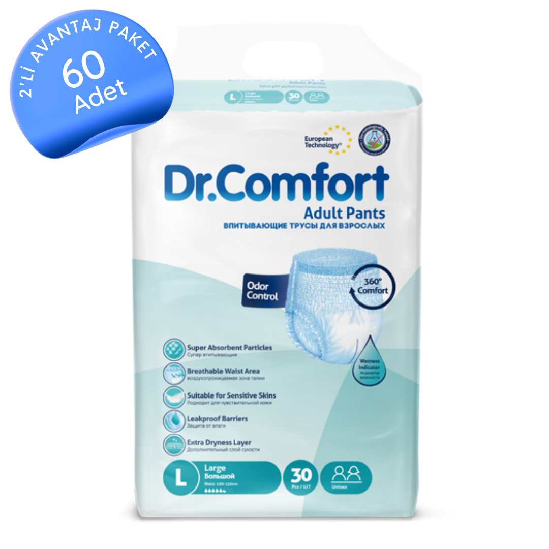 Dr. Comfort Emici Külot Büyük (L) 60 Adet