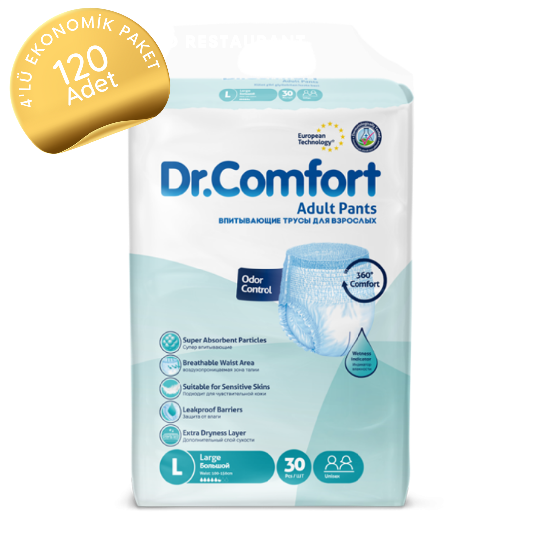 Dr. Comfort Emici Külot Büyük (L) 120 Adet