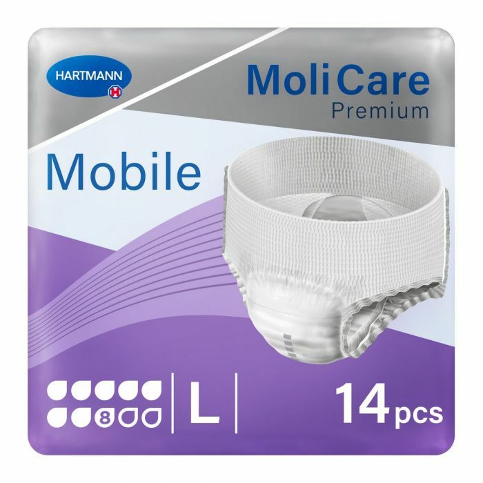 MoliCare Premium Mobile Emici Külot 8 Damla Mor Paket (Large) 14'lü 4 Paket