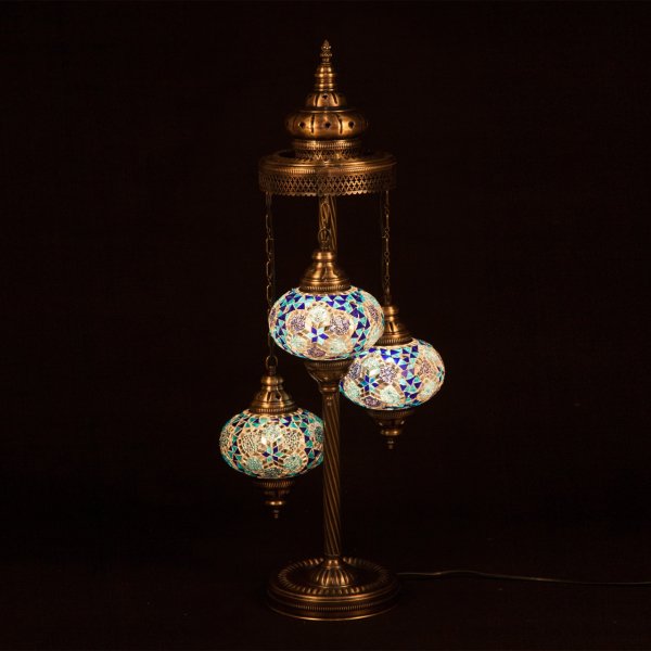 Mosaic Spiral Standing Lamp of 3 Size 3 SSL-33412