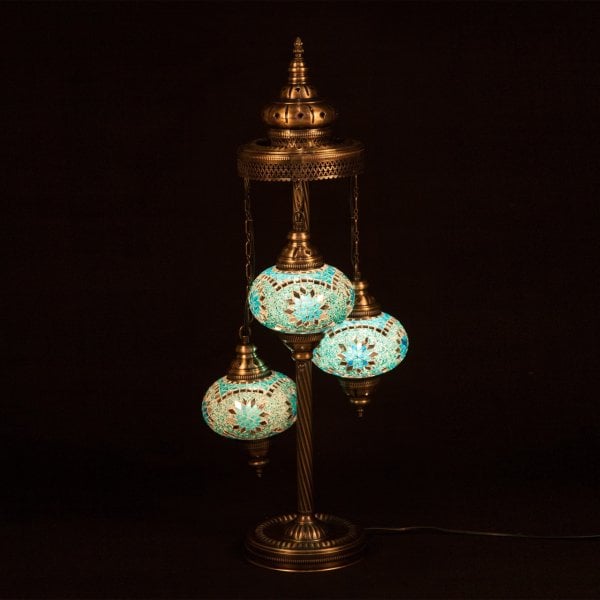 Mosaic Spiral Standing Lamp of 3 Size 3 SSL-33483