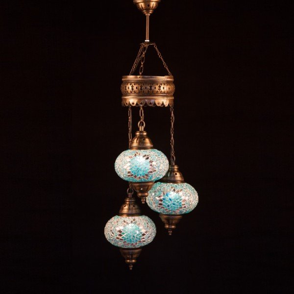 Mosaic Spiral Hanging Set of 3 Size 3 SCL-33484