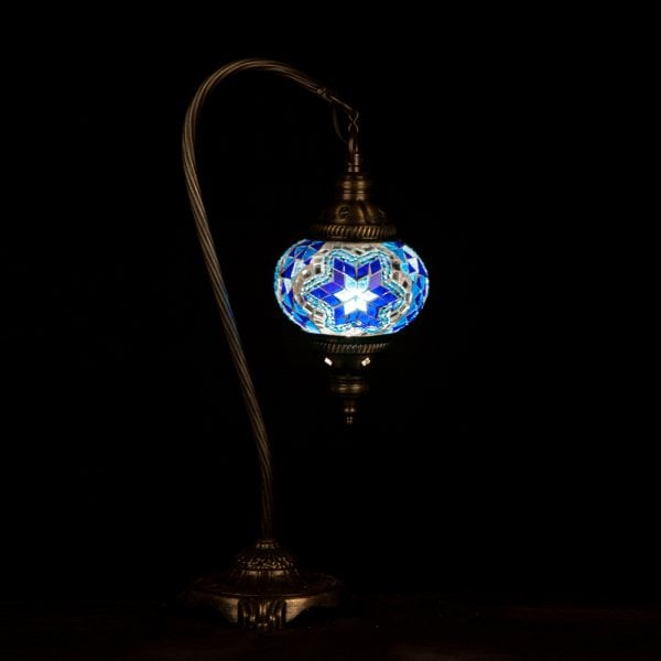 Mosaic Swanneck Style Desk Lamp SN-10411