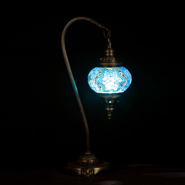 Mosaic Swanneck Style Desk Lamp SN-10481