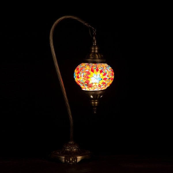 Mosaic Swanneck Style Desk Lamp SN-10499