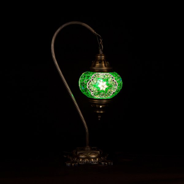 Mosaic Swanneck Style Desk Lamp SN-20401