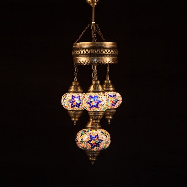 Mosaic Sultan Hanging Set of 3+1 Size 2/3 SDL-31491