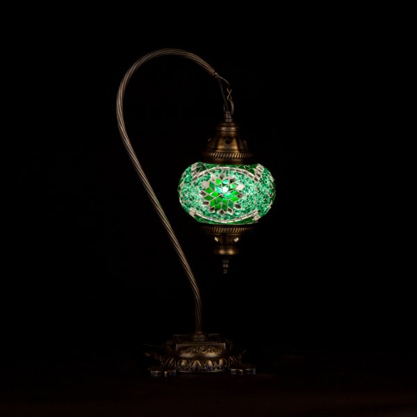 Mosaic Swanneck Style Desk Lamp SN-20403