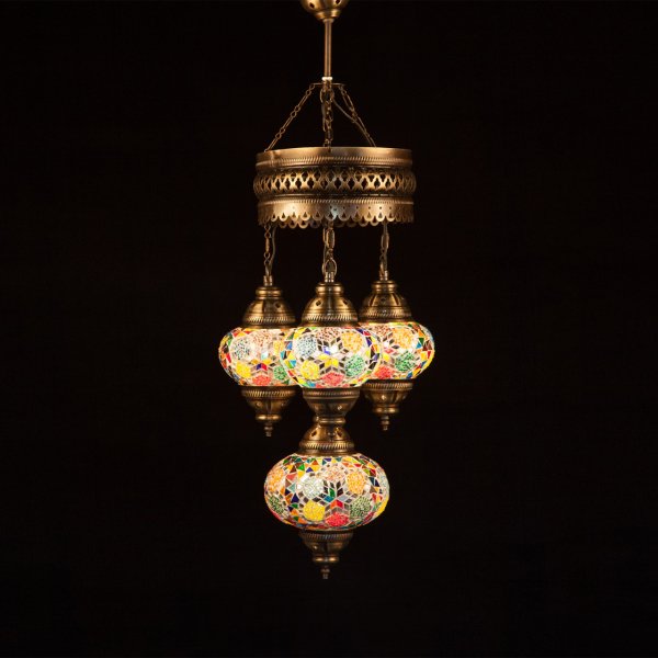 Mosaic Sultan Hanging Set of 3+1 Size 2/3 SDL-31492