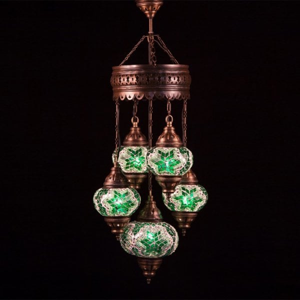 Mosaic Sultan Hanging Set of 4+1 Size 2/3 SDL-41401