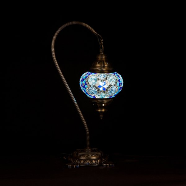 Mosaic Swanneck Style Desk Lamp SN-20412