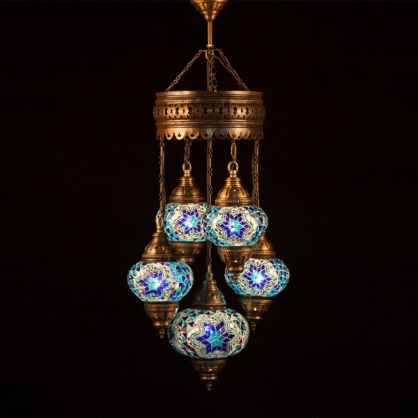 Mosaic Sultan Hanging Set of 4+1 Size 2/3 SDL-41411