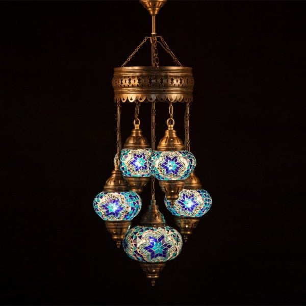 Mosaic Sultan Hanging Set of 4+1 Size 2/3 SDL-41411