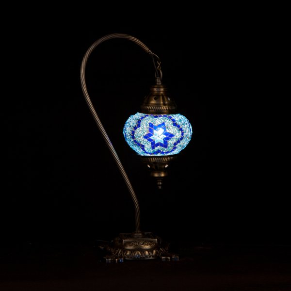 Mosaic Swanneck Style Desk Lamp SN-20414