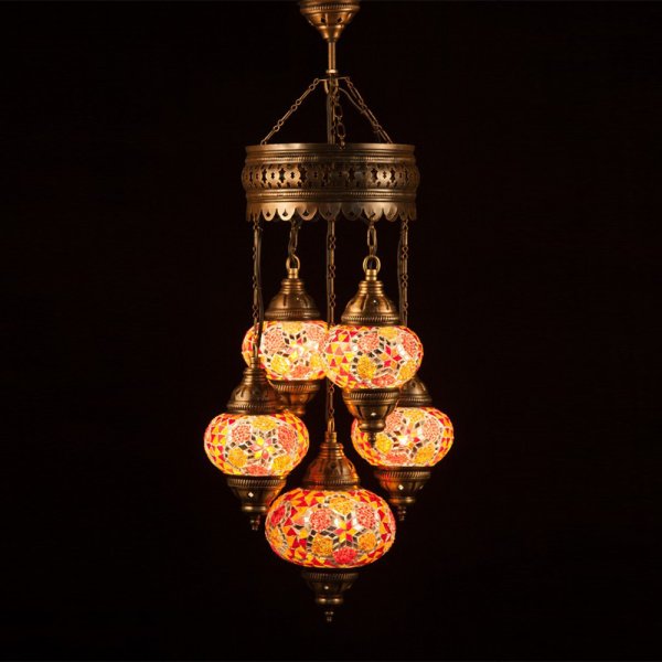 Mosaic Sultan Hanging Set of 4+1 Size 2/3 SDL-41472