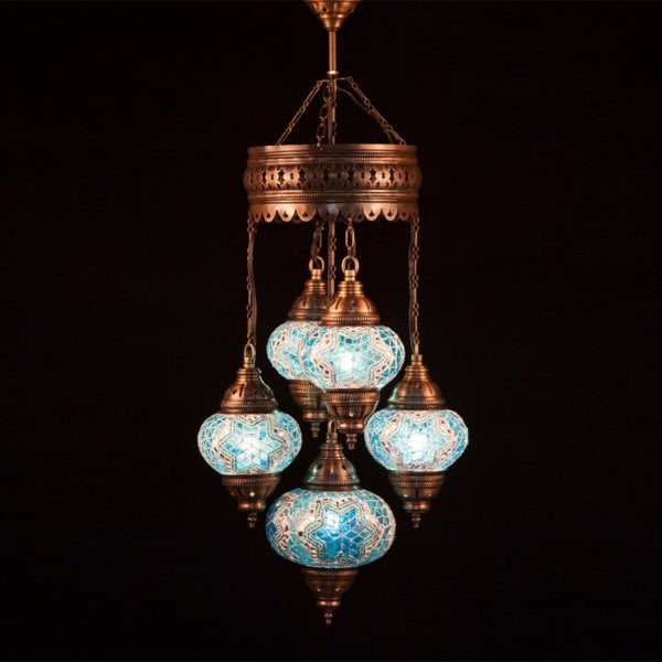 Mosaic Sultan Hanging Set of 4+1 Size 2/3 SDL-41481