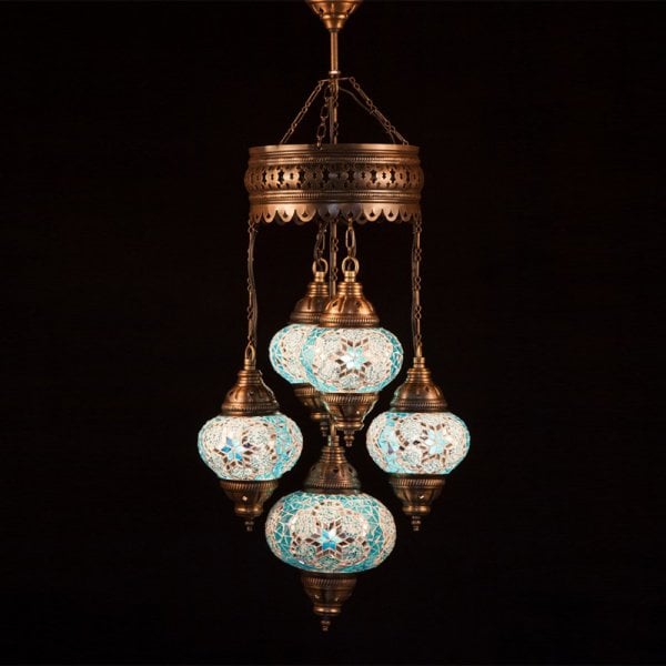 Mosaic Sultan Hanging Set of 4+1 Size 2/3 SDL-41482