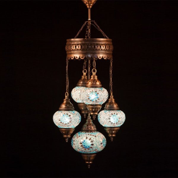 Mosaic Sultan Hanging Set of 4+1 Size 2/3 SDL-41483