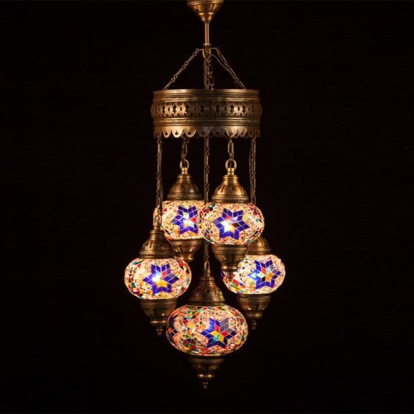 Mosaic Sultan Hanging Set of 4+1 Size 2/3 SDL-41491