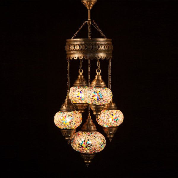 Mosaic Sultan Hanging Set of 4+1 Size 2/3 SDL-41493