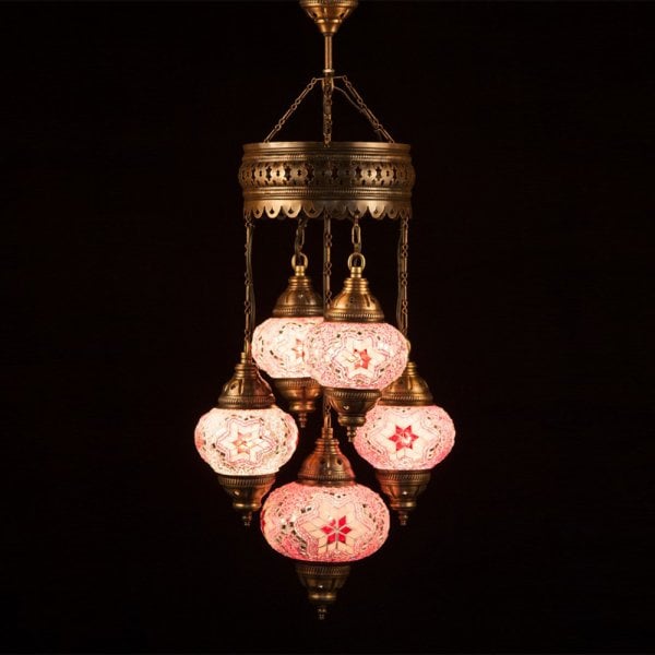 Mosaic Sultan Hanging Set of 4+1 Size 2/3 SDL-41498