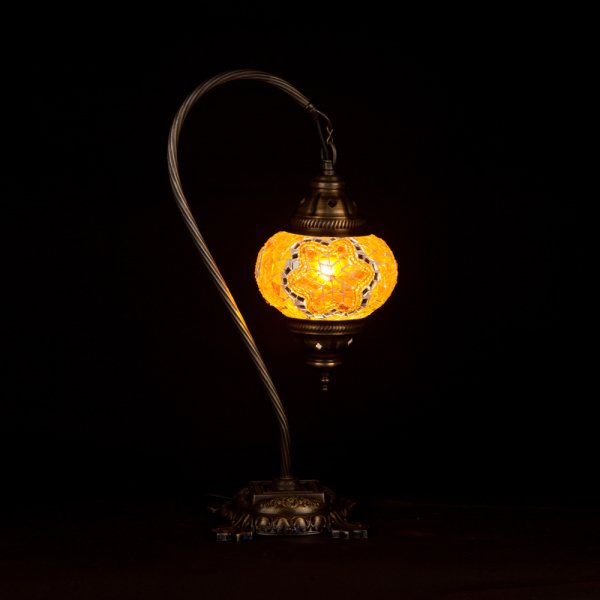 Mosaic Swanneck Style Desk Lamp SN-20451