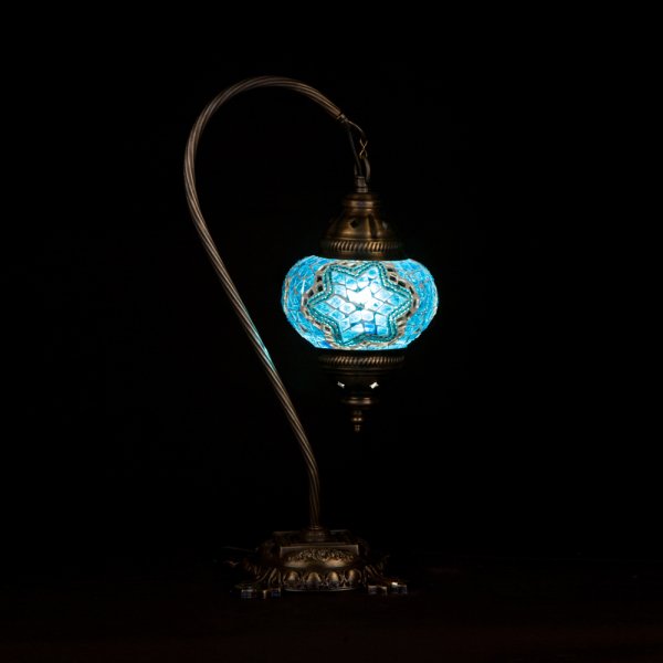 Mosaic Swanneck Style Desk Lamp SN-20481