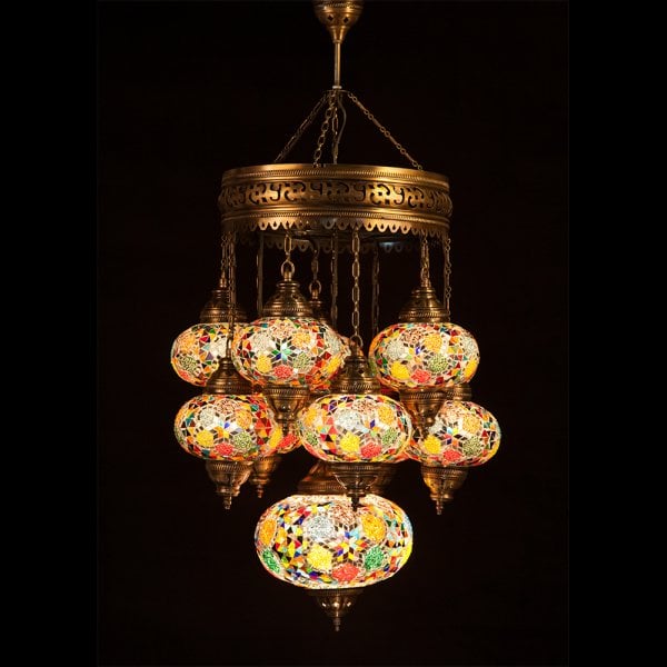 Mosaic Sultan Hanging Set of 10+1 Size 3/5 SDL-101492