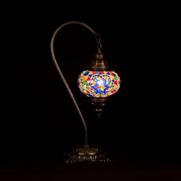 Mosaic Swanneck Style Desk Lamp SN-20491