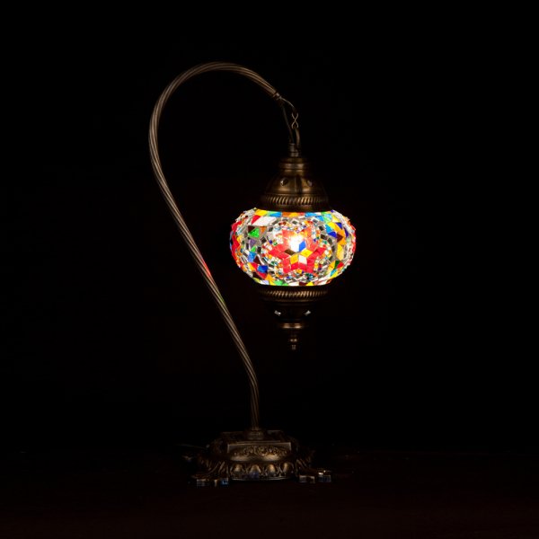 Mosaic Swanneck Style Desk Lamp SN-20494