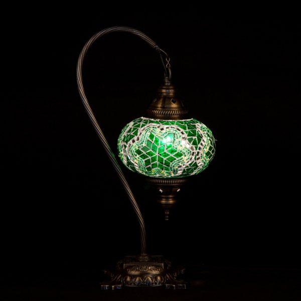 Mosaic Swanneck Style Desk Lamp SN-30401